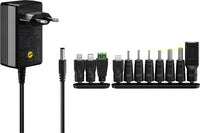 Goobay yleisvirtalähde 3–12 V, 27 W, 2,25 A