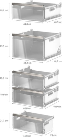 Bosch GSN36AICM Serie 6 kaappipakastin, harjattu teräs, anti fingerprint