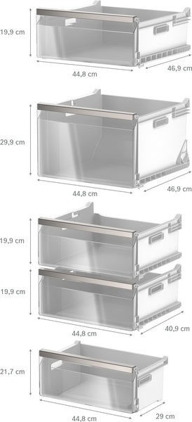 Bosch GSN36AICM Serie 6 kaappipakastin, harjattu teräs, anti fingerprint