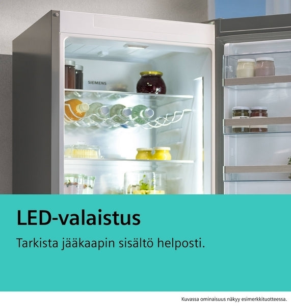 Siemens KS36NVICG iQ300 jääkaappi, harjattu teräs, anti fingerprint