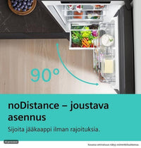 Siemens KS36NVICG iQ300 jääkaappi, harjattu teräs, anti fingerprint