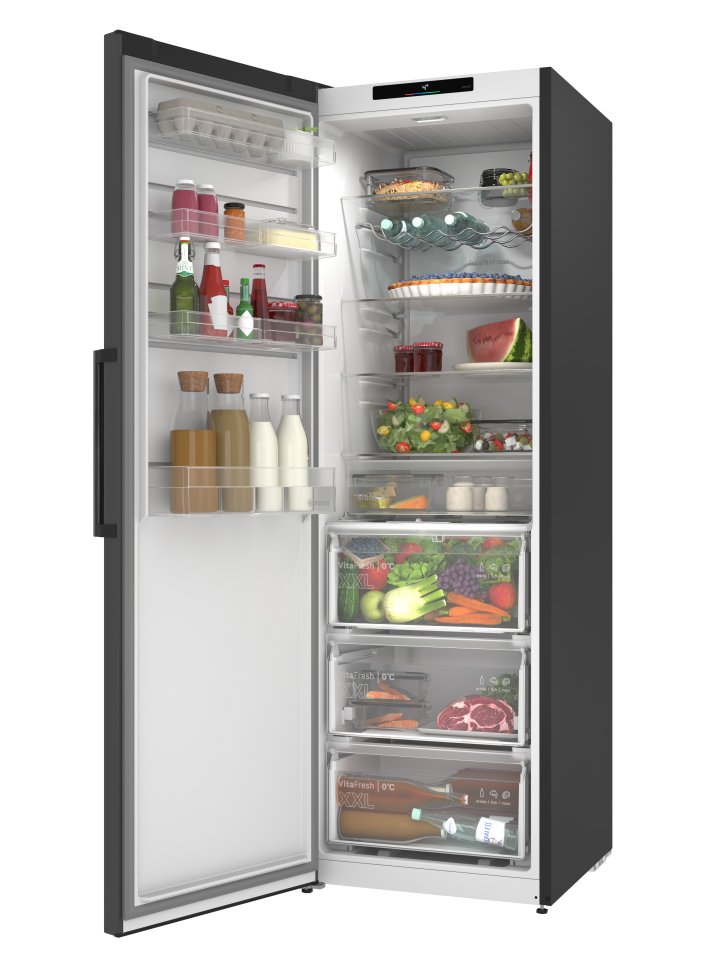 Bosch KSN36VCCG Serie 4 jääkaappi, harmaa