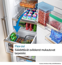 Bosch KSN36VCCG Serie 4 jääkaappi, harmaa