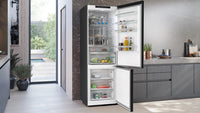 Siemens KG49NVXCG iQ300 jääkaappipakastin, musta teräs, 2 m