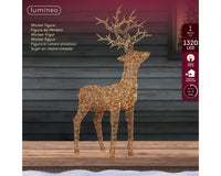 Lumineo LED-pajuporo valoilla, 180 cm, sisä- ja ulkokäyttöön