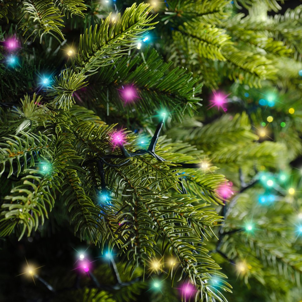 Lumineo Compact twinkle koristevalosarja, monivärinen, sisä- ja ulkokäyttöön