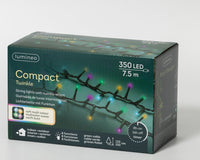 Lumineo Compact twinkle koristevalosarja, monivärinen, sisä- ja ulkokäyttöön