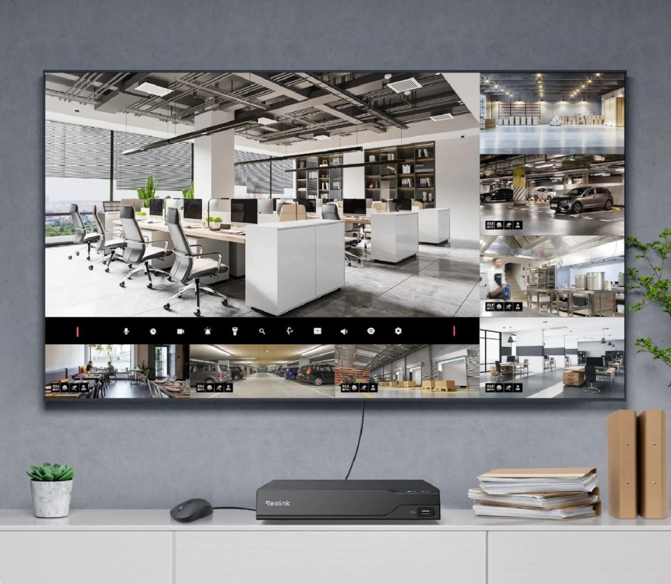 Reolink RP-PN16 NVR 4K UltraHD PoE tallennin ammattikäyttöön