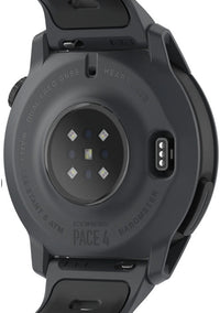 Coros Watch Pace 4 urheilukello, musta silikonirannekkeella