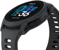 Coros Watch Pace 4 urheilukello, musta silikonirannekkeella