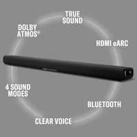 Yamaha ATS-B300 Dolby Atmos soundbar, musta