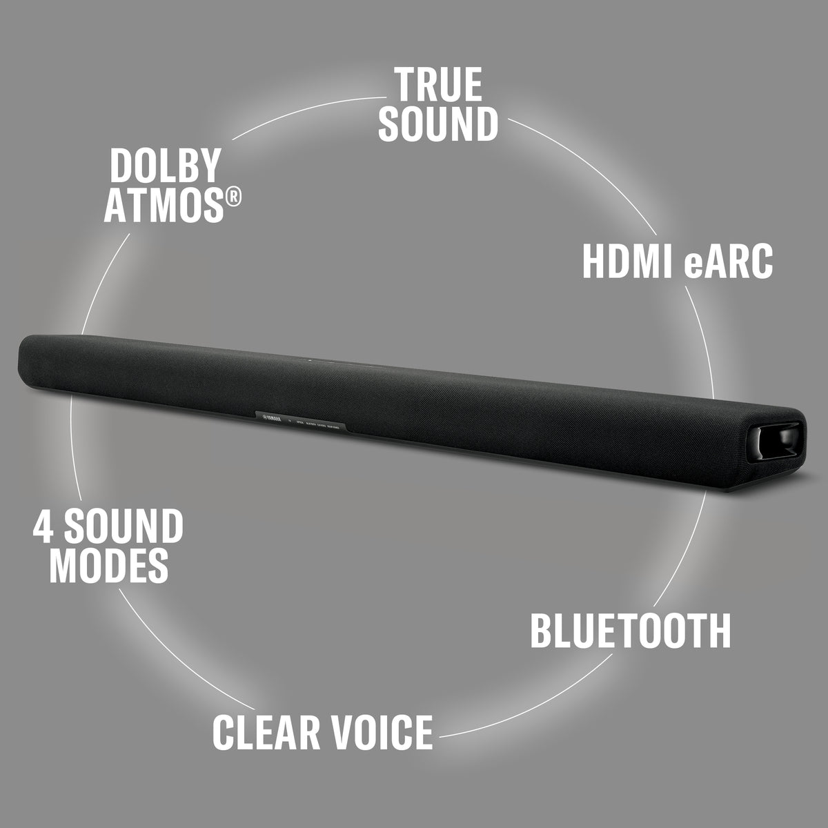 Yamaha ATS-B300 Dolby Atmos soundbar, musta