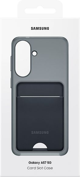 Samsung A57 Card Slot Case suojakuori, musta – kuva 6