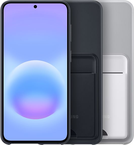 Samsung A57 Card Slot Case suojakuori, musta – kuva 5