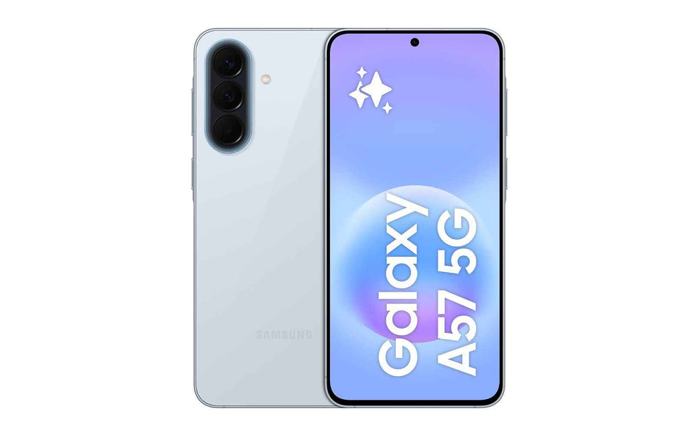 Samsung Galaxy A57 5G puhelin, 128/8 Gt, Awesome Icyblue
