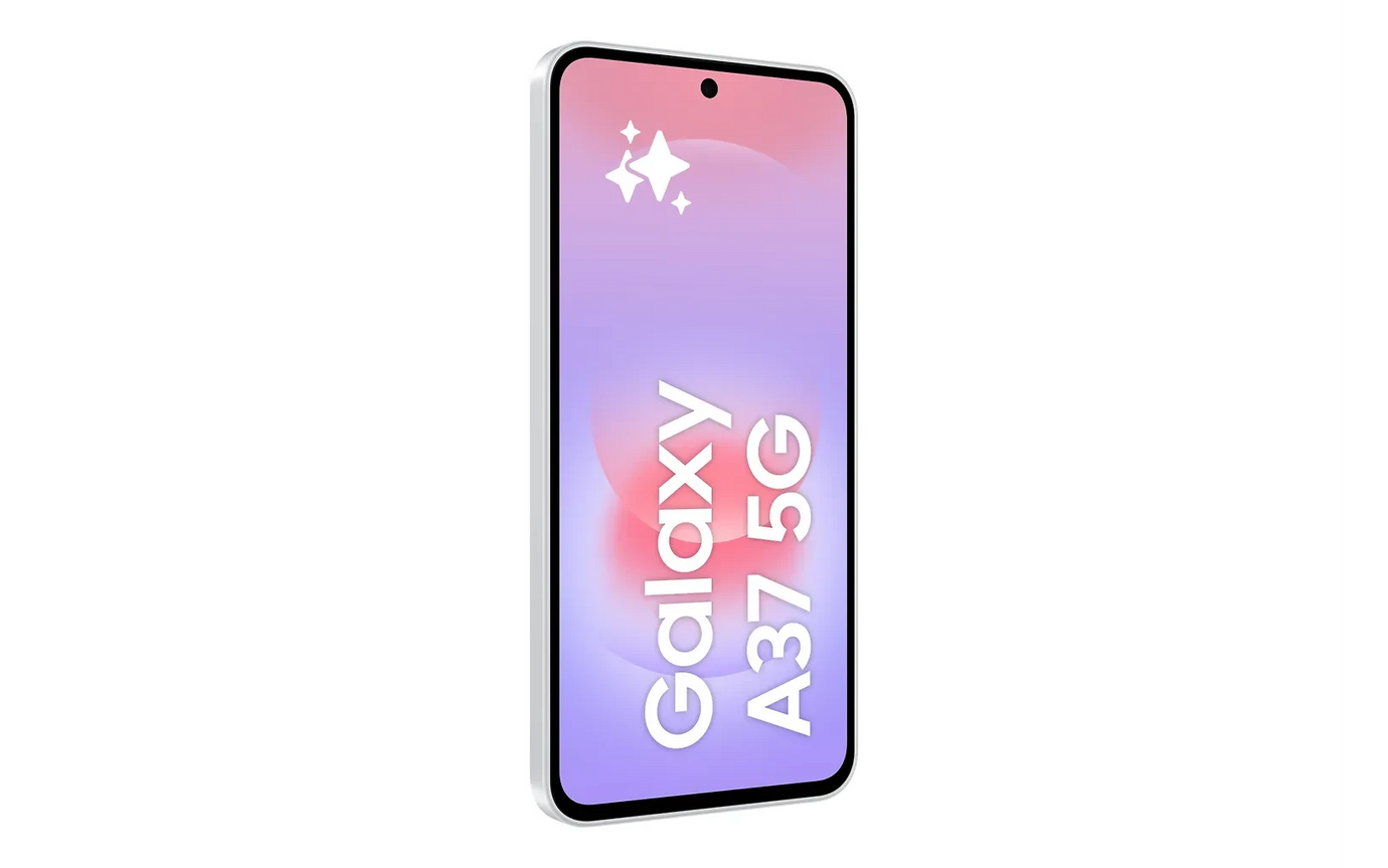Samsung Galaxy A37 5G puhelin, 128/6 Gt, Awesome White