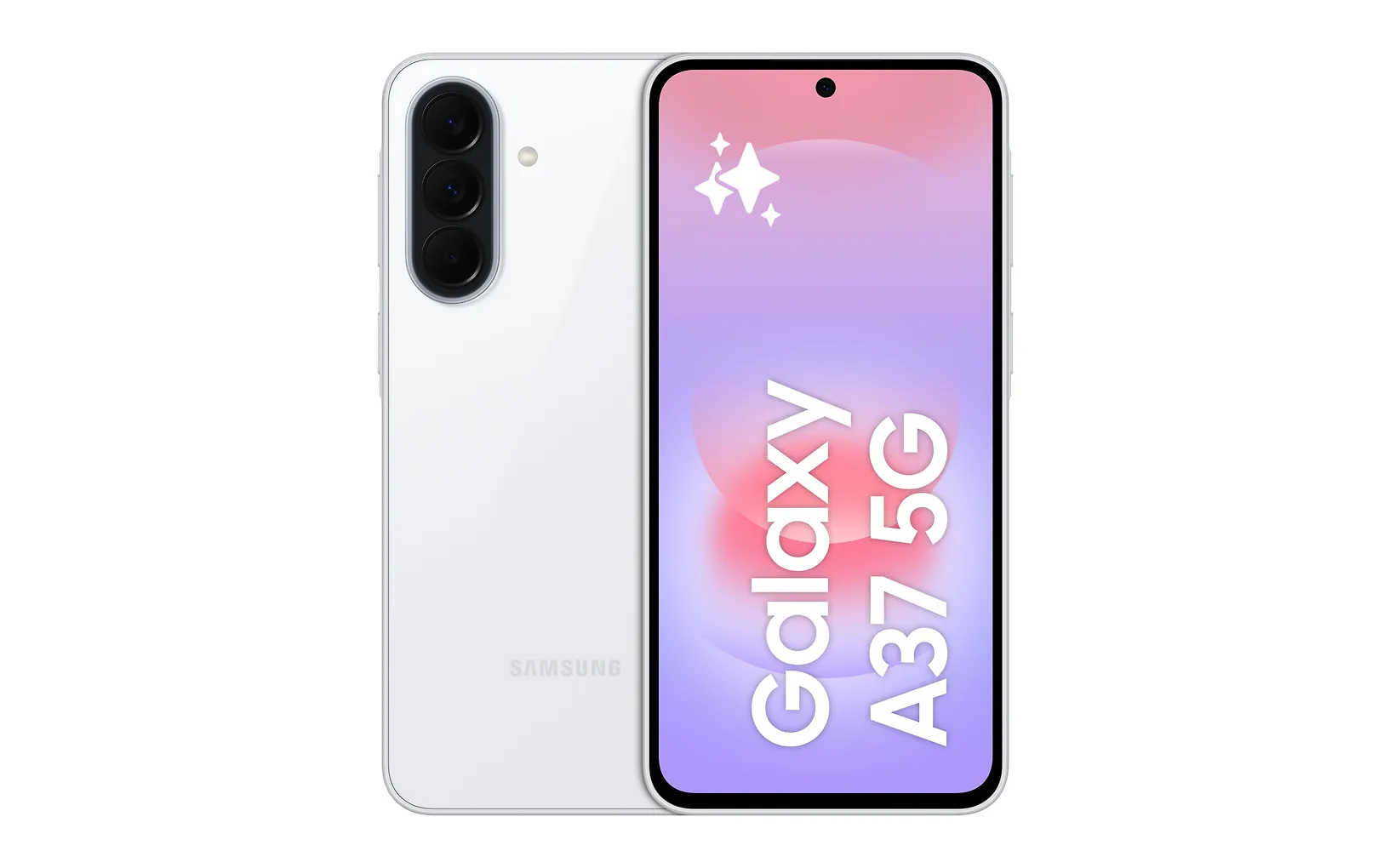 Samsung Galaxy A37 5G puhelin, 128/6 Gt, Awesome White
