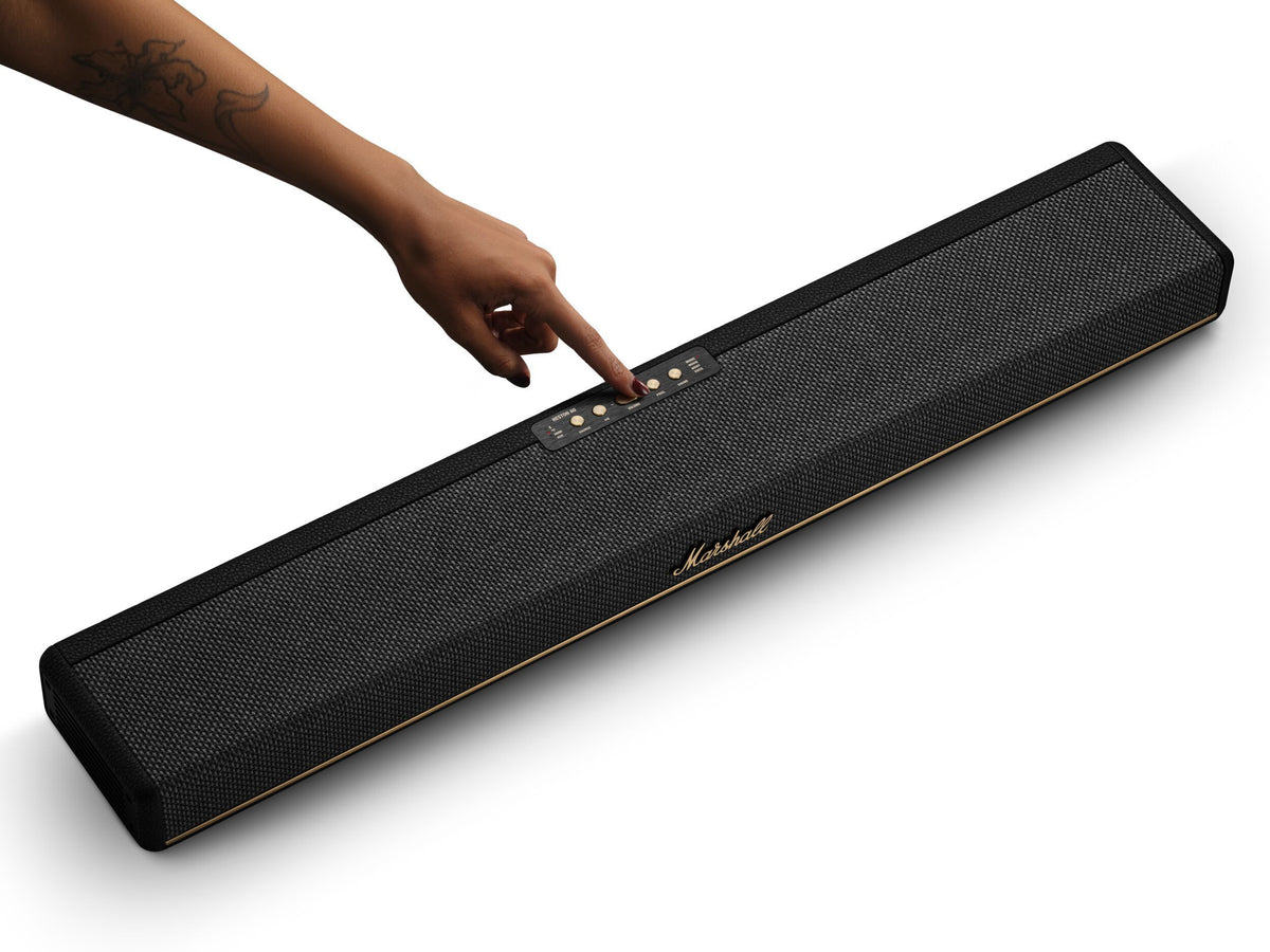 Marshall Heston 60 Dolby Atmos soundbar, musta