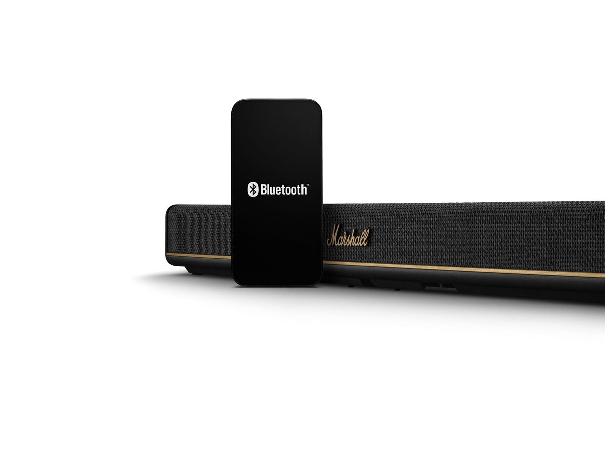 Marshall Heston 60 Dolby Atmos soundbar, musta