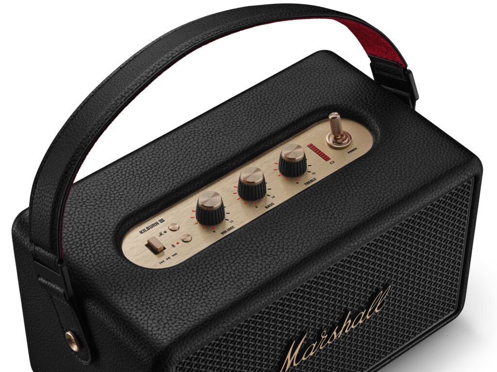Marshall Kilburn III Bluetooth-kaiutin, musta/messinki – kuva 8
