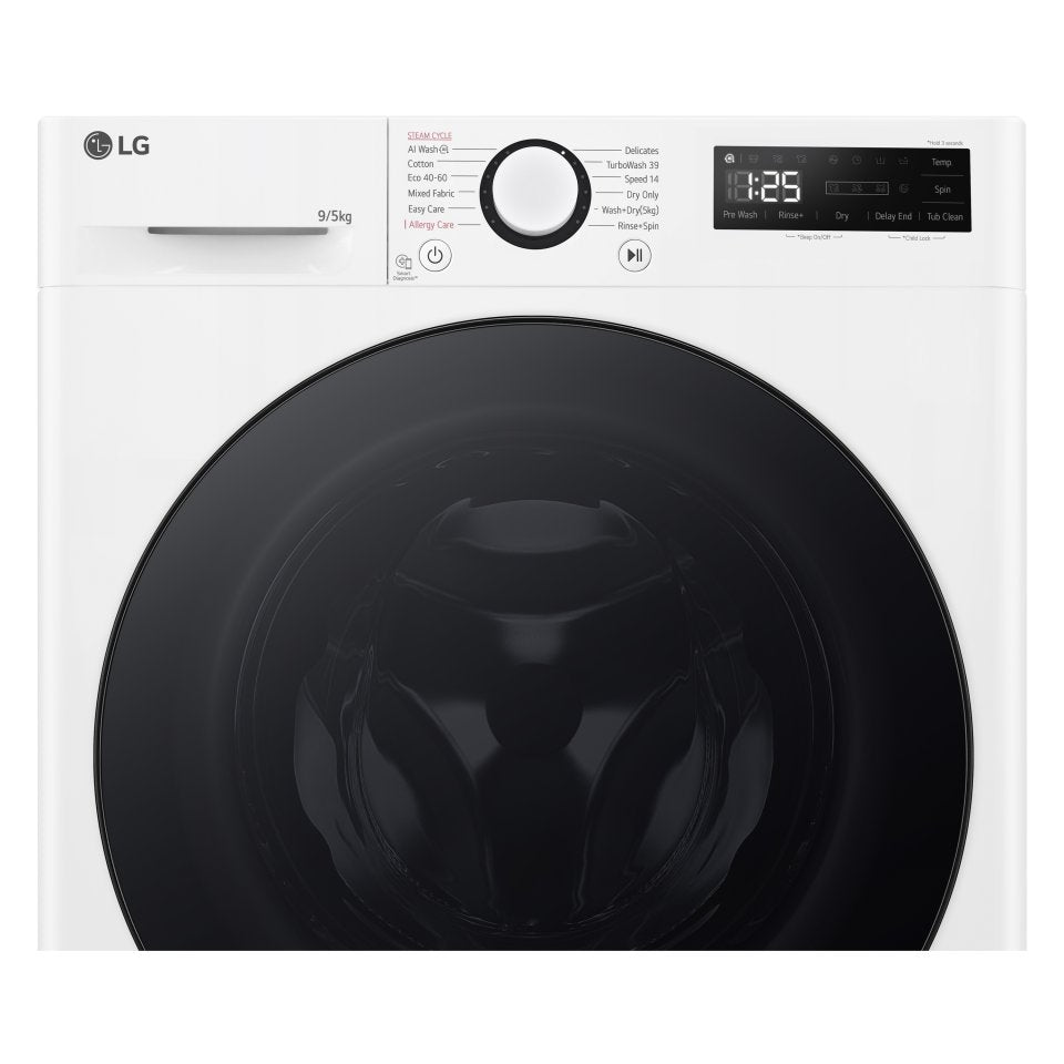 LG F2Y5FRPYWY kuivaava pyykinpesukone Slim, valkoinen