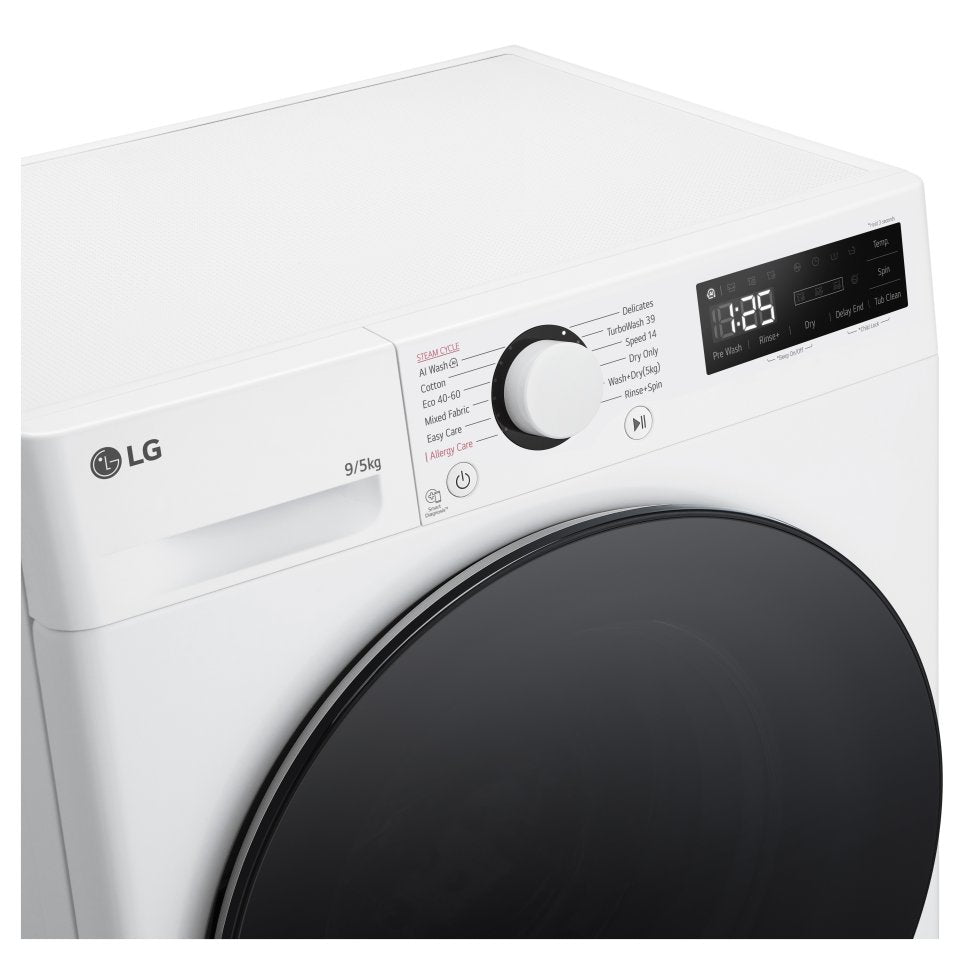 LG F2Y5FRPYWY kuivaava pyykinpesukone Slim, valkoinen
