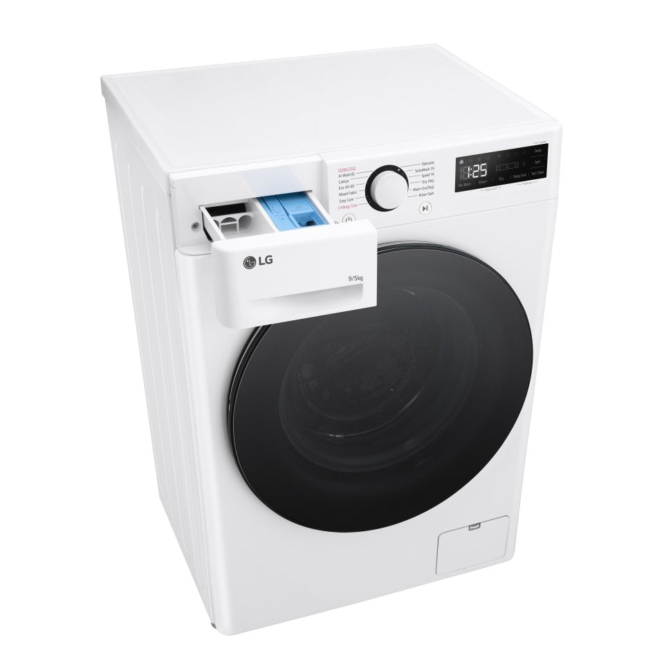 LG F2Y5FRPYWY kuivaava pyykinpesukone Slim, valkoinen
