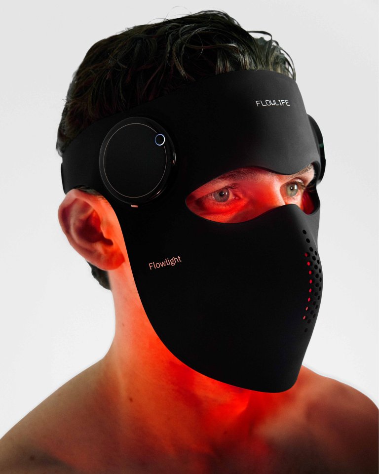 Flowlife Flowlight Laser Mask Ultra Three Waves punavalonaamio