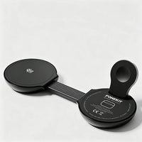 FoneKit Mini 3-in-1 langaton Qi2 25W latausalusta, musta – kuva 4