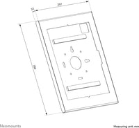 Neomounts WL15-602BL1 lukittava tablettikotelo 12,4–13", musta – 16