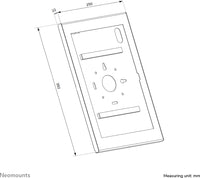 Neomounts WL15-603BL1 lukittava tablettikotelo 14,6", musta – 14