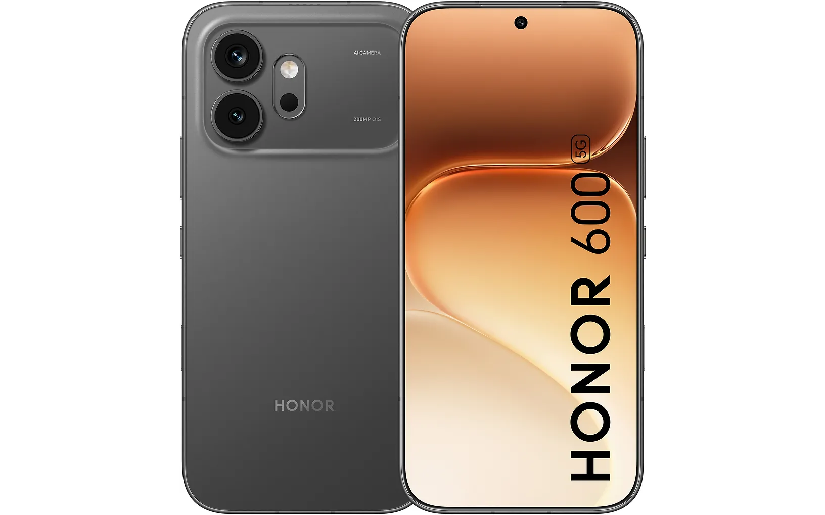 HONOR 600 5G puhelin, 256/8 Gt, musta