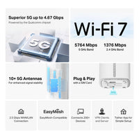 TP-LINK Archer NB450 5G Dual-Band -modeemi ja WiFi7 -reititin