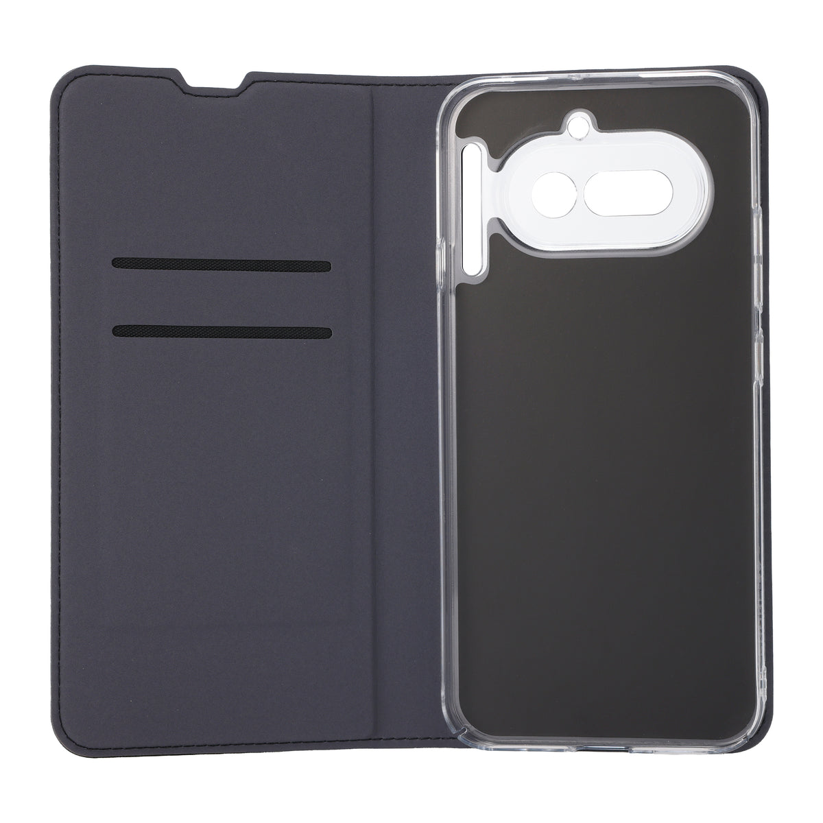 FoneKit BookCase suojakotelo, Nothing Phone (4a), musta – 3