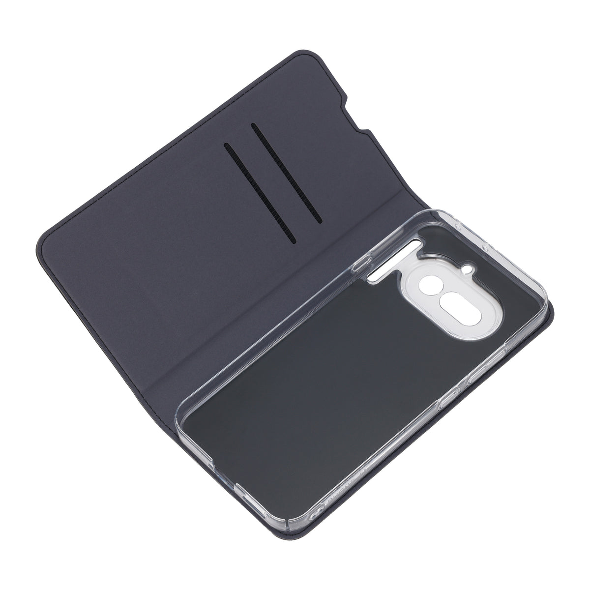 FoneKit BookCase suojakotelo, Nothing Phone (4a), musta – 4