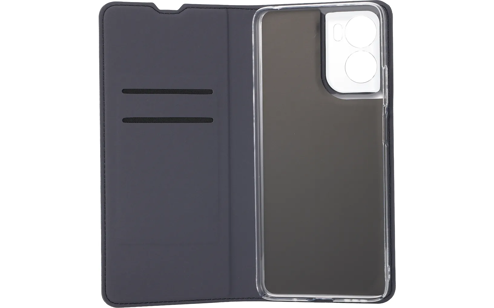 FoneKit BookCase suojakotelo, Motorola G06, musta