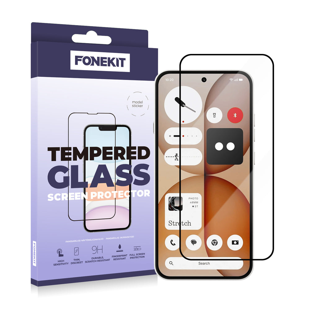 FoneKit Full Cover panssarilasi, Nothing Phone (4a) – 1