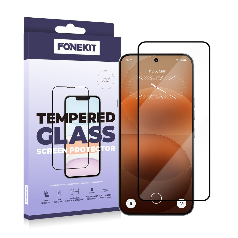 FoneKit Full Cover panssarilasi, Nothing Phone (4a) Pro – 1