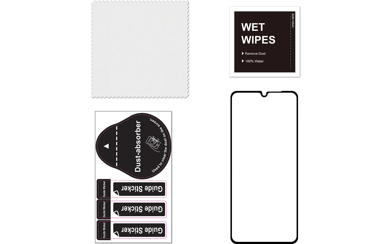 FoneKit Full Cover panssarilasi, Motorola G06
