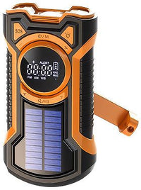 Xtorm Just in Case 5000 mAh hätäradio aurinkopaneelilla, musta/oranssi – kuva 4