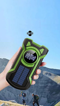 Xtorm Just in Case 5000 mAh hätäradio aurinkopaneelilla, musta/oranssi – kuva 5