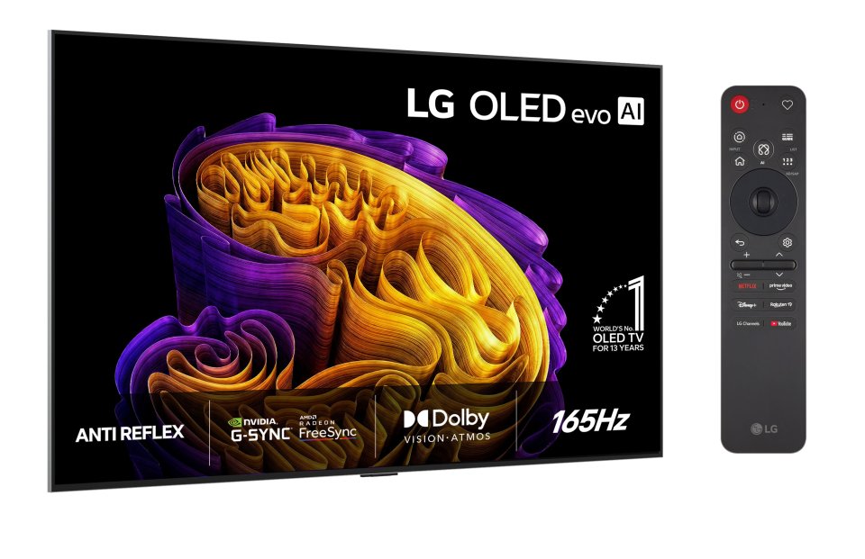 LG 65" OLED evo G6 – 4K TV seinätelineellä