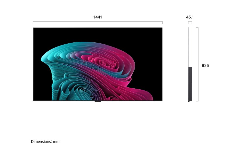 LG 65" OLED evo C6 – 4K TV (C64)