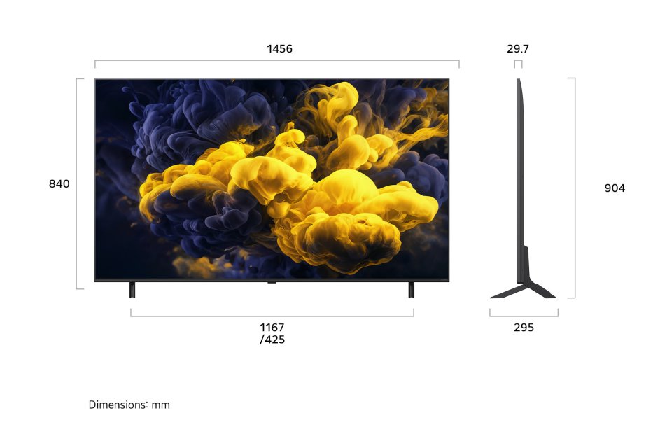 LG 65" QNED86B – 4K Edge Mini-LED TV
