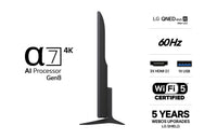 LG 55" QNED8EB – 4K Edge Mini-LED TV