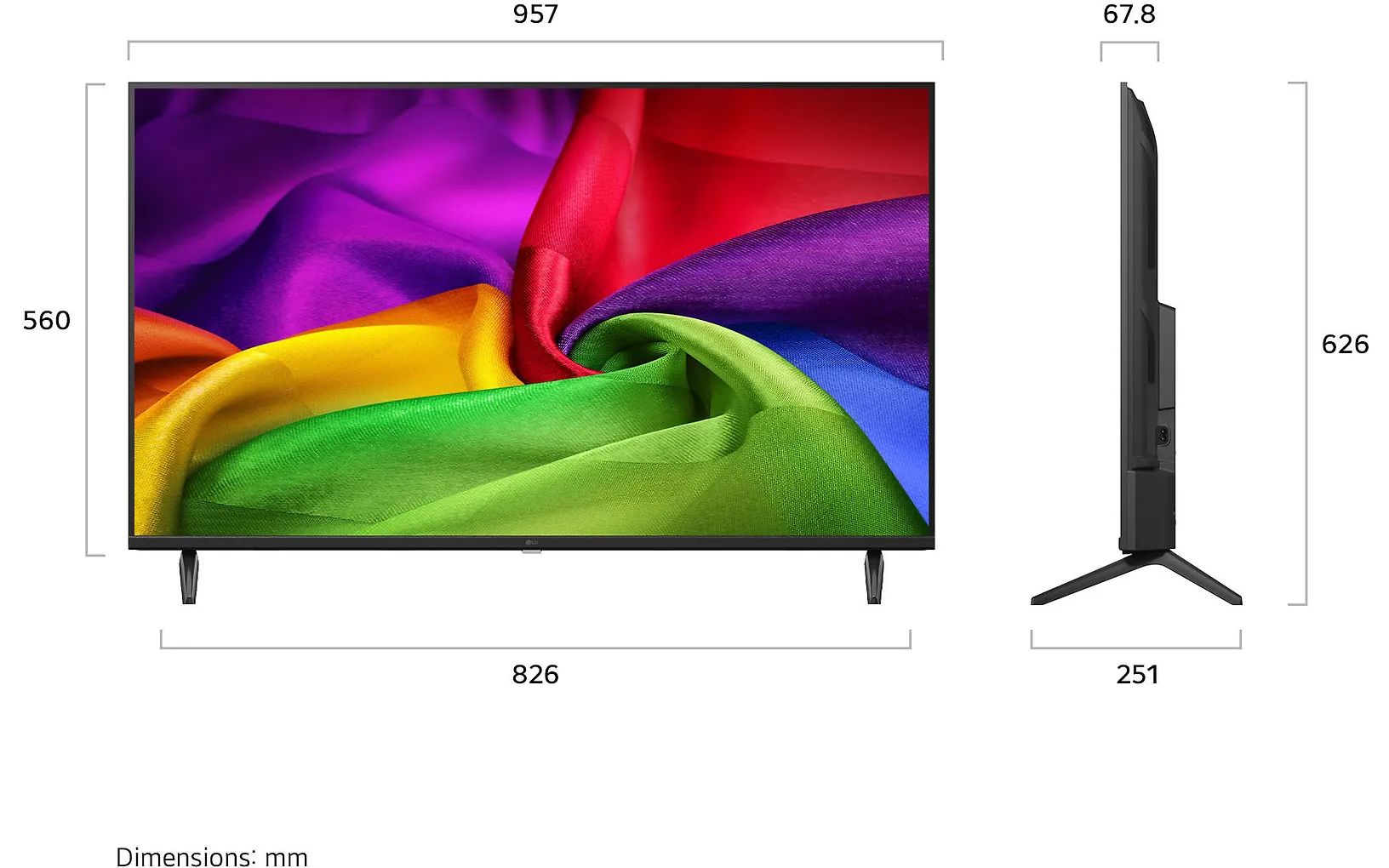 LG 43" NU80 – 4K LED-TV (3LC)