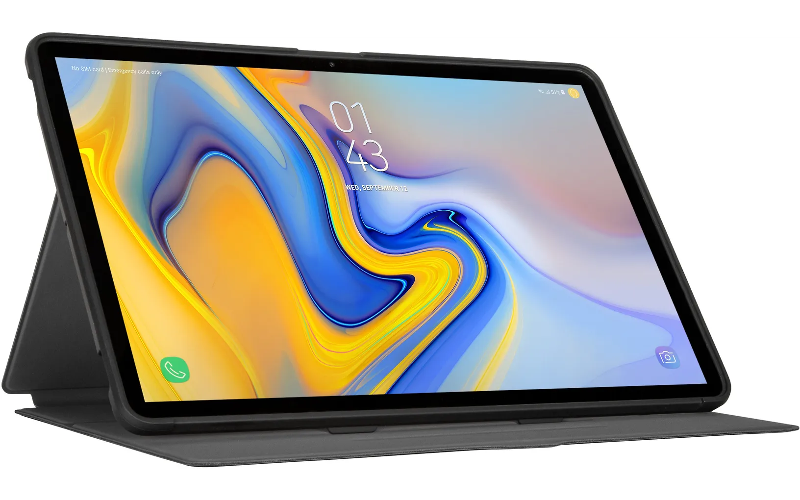 Targus Click-In Case suojakotelo Samsung Galaxy Tab S11, S10 Lite, S10/S9 FE, Tab S9/S8/S7, musta