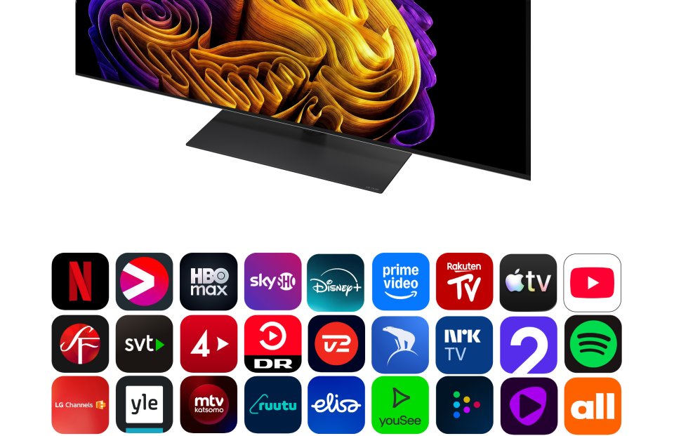 LG 65" OLED evo G6 – 4K TV jalustalla