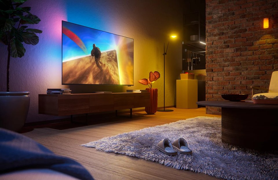 Philips 50" PQS8701 – 4K QLED Ambilight TV
