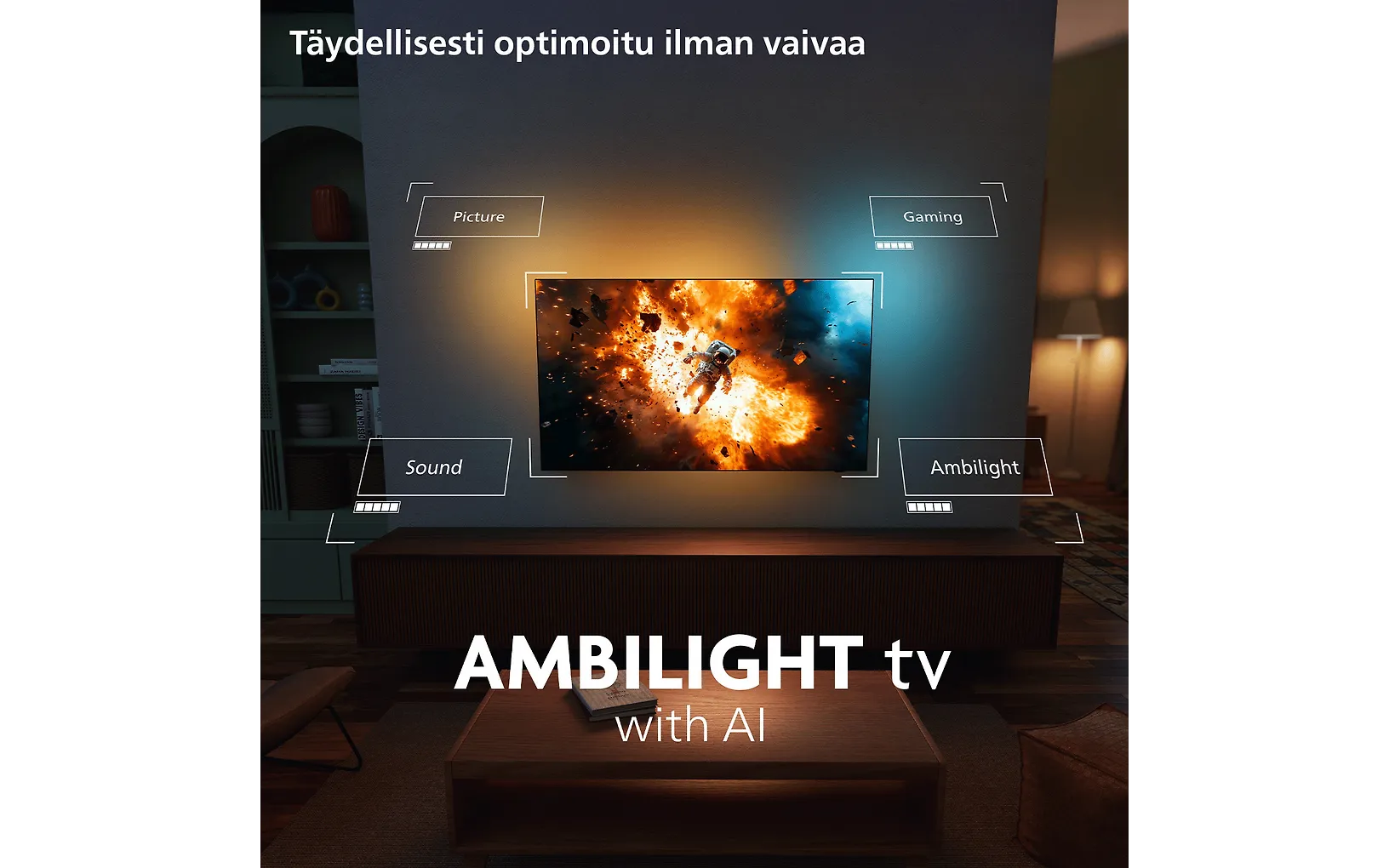 Philips 50" PQS9001 – 4K QLED Ambilight TV
